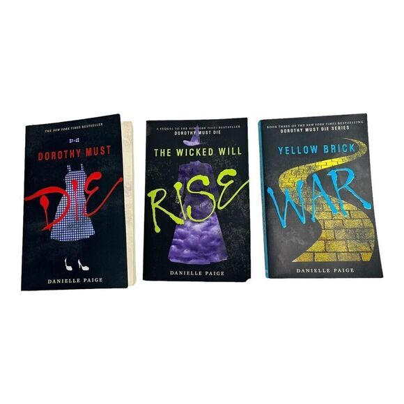 Other - Dorothy Must Die Lot 3 Book Danielle Paige Yellow Brick War The Wicked Will Rise